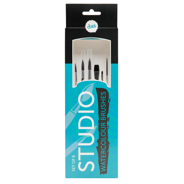 DAS Studio Watercolour Brushes Set of 6