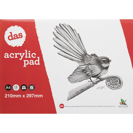 DAS Acrylic Paint Pads - Piwakawaka
