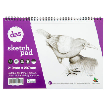 DAS Spiral Sketch Pads - Saddleback
