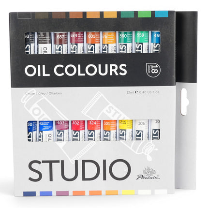 Phoenix Oil Paint - 12ml Set of 18