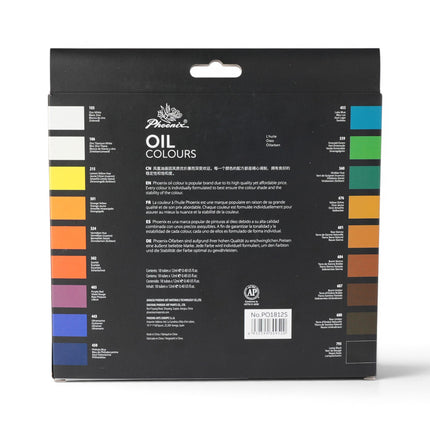Phoenix Oil Paint - 12ml Set of 18