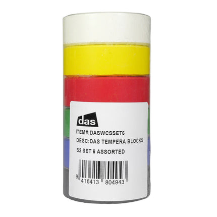 DAS Tempera Blocks S2 - Set of 6