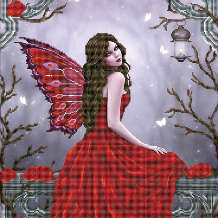 Diamond Dotz Diamond Kit - Winter Rose Fairy