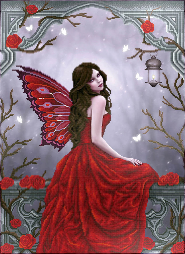 Diamond Dotz Diamond Kit - Winter Rose Fairy