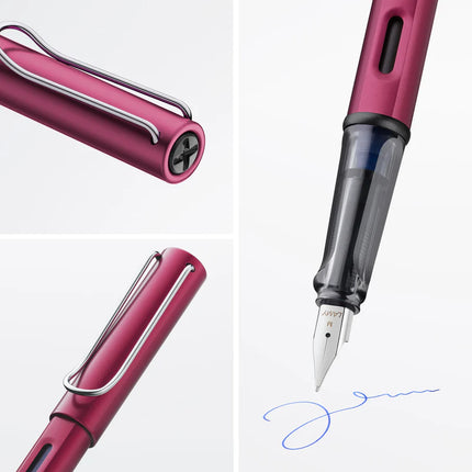 Lamy Al-Star Fountain Pen - Black Purple