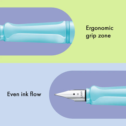 Lamy Safari Fountain Pen - Aqua Sky