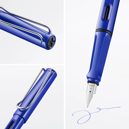 Lamy Safari Fountain Pen - Blue Medium