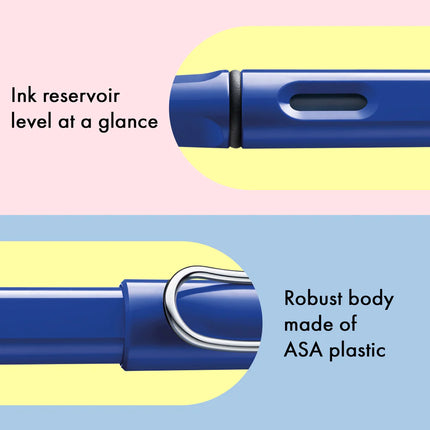 Lamy Safari Fountain Pen - Blue Medium