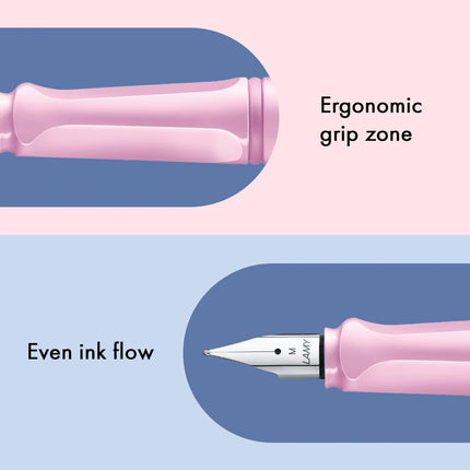Lamy Safari Fountain Pen - Light Rose