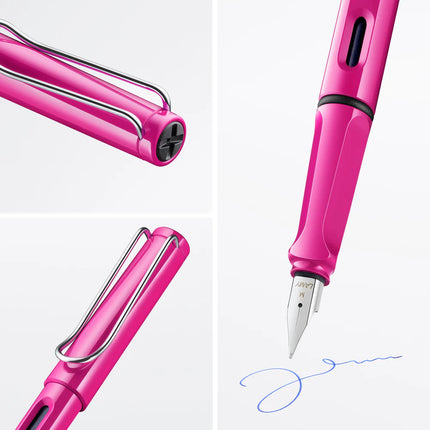 Lamy Safari Fountain Pen - Pink Medium