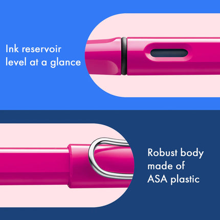 Lamy Safari Fountain Pen - Pink Medium