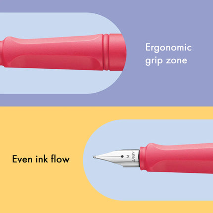 Lamy Safari Fountain Pen - Sunset Coral