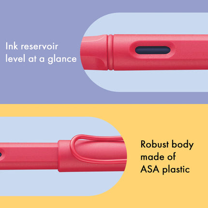 Lamy Safari Fountain Pen - Sunset Coral