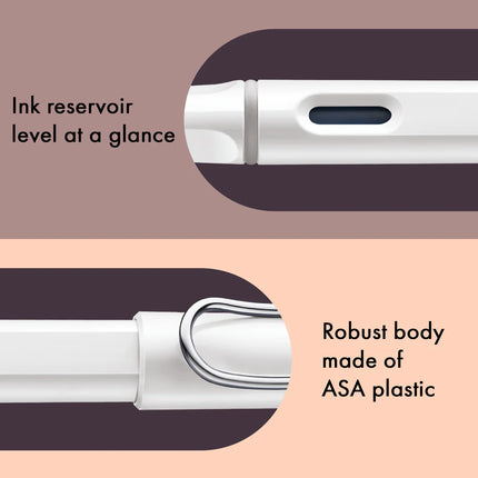 Lamy Safari Fountain Pen - White Medium
