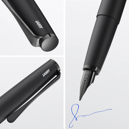 Lamy Studio Fountain Pen - LX-All Black Medium nib