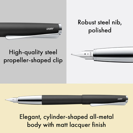 Lamy Studio Fountain Pen - Black