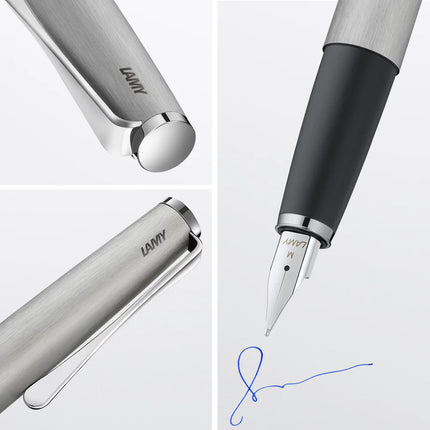 Lamy Studio Fountain Pen - Brushed Steel