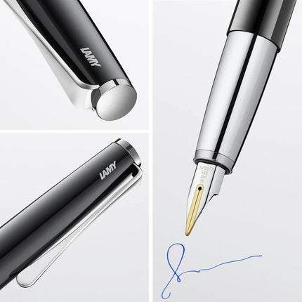Lamy Studio Fountain Pen - PianoBlack Medium Nib