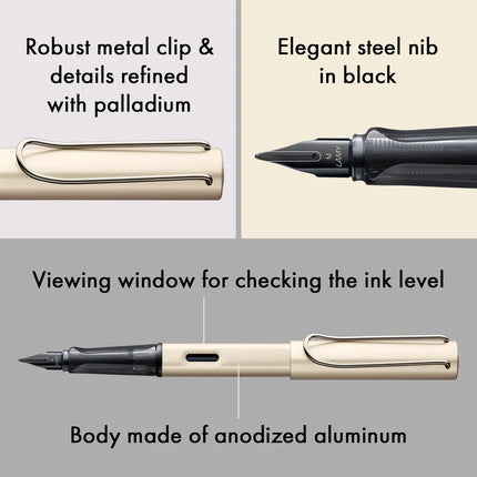 Lamy Lx Fountain Pen Medium - Palladium