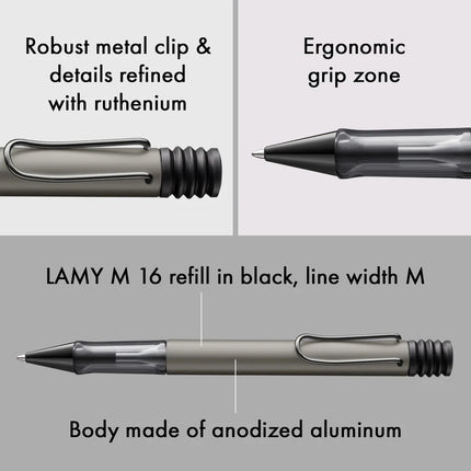 Lamy Lx Ballpoint Pen - Ruthenium