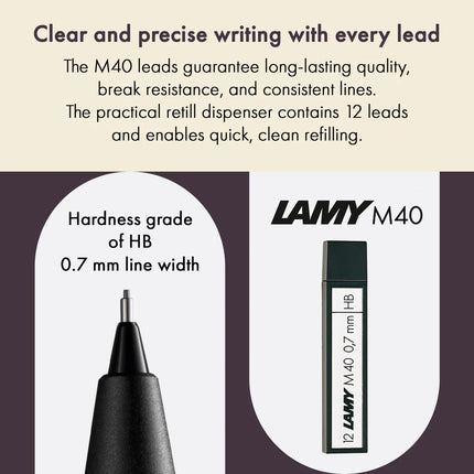 Lamy Leads Refill M40 - HB 0.7mm