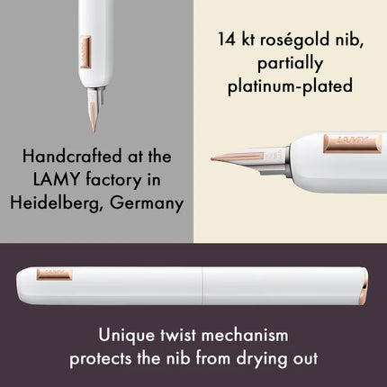 Lamy Dialog CC Fountain Pen - White