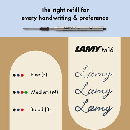 Lamy Noto Ballpoint Pen - Black/Silver