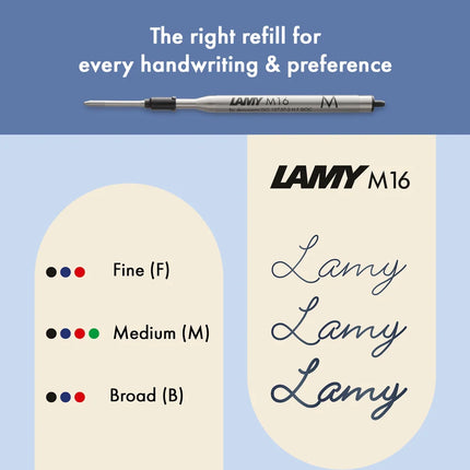 Lamy Noto Ballpoint Pen - Dark Blue/Silver