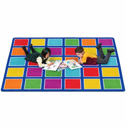 Elizabeth Richards Colour Squares Placement Rug