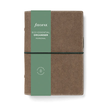 Filofax Organiser - Eco Essential - Personal - Dark Walnut
