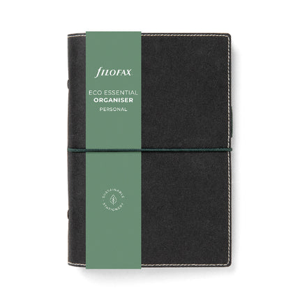 Filofax Organiser - Eco Essential - Personal - Ebony