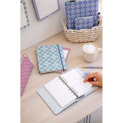 Filofax Organiser - Mediterranean - Personal Blue