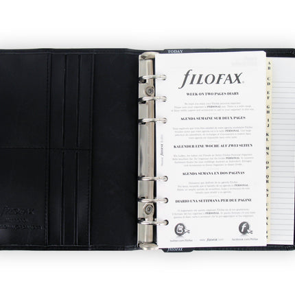 Filofax Organiser - Personal - Metropol - Black