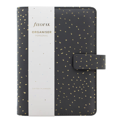 Filofax Organiser - Confetti - Personal - Charcoal