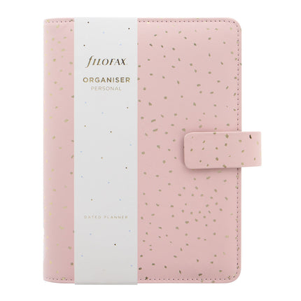 Filofax Organiser - Confetti - Personal - Rose Quartz