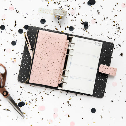 Filofax Organiser - Confetti - Personal - Rose Quartz