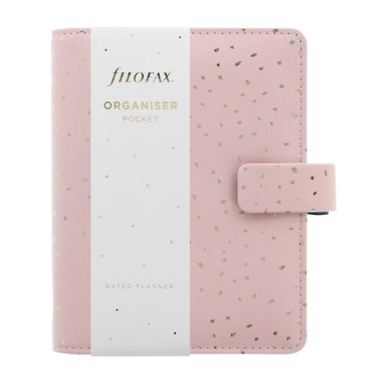 Filofax Organiser - Confetti - Pocket - Rose Quartz