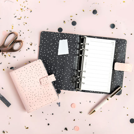 Filofax Organiser - Confetti - Pocket - Rose Quartz