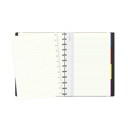 Filofax Notebook - A4 - Classic Brights Black