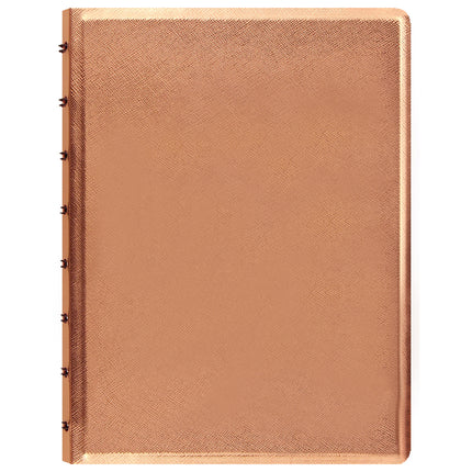 Filofax Notebook - A5 - Saffiano Metallic Rose Gold