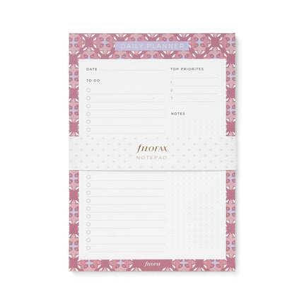 Filofax Notepad - Daily Planner (with magnet) - Mediterranean