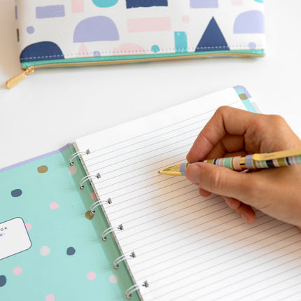 Filofax Notebook - A5 - Good Vibes Stripes