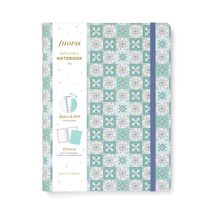 Filofax Notebook - A5 - Mediterranean Mint