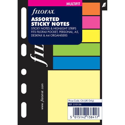 Filofax Accessory - Sticky Notes - Pocket