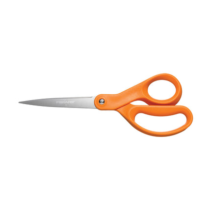 Fiskars Scissors Orange Handle Straight - 8 inch