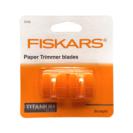 Fiskars Replacement Titanium High-Profile Cut Blades for TripleTrack - Pack of 2