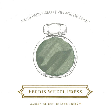 Ferris Wheel Press Fountain Pen Ink - Moss Park Green