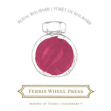 Ferris Wheel Press Fountain Pen Ink - Royal Rhubarb