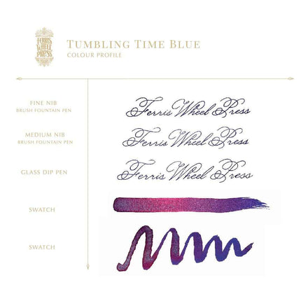 Ferris Wheel Press FerriTales Ink - Tumbling Time Blue