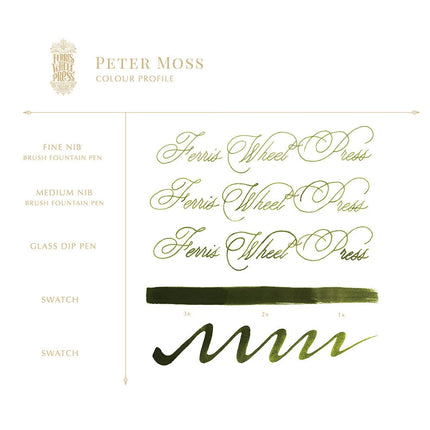 Ferris Wheel Press Fountain Pen Ink - Peter Moss